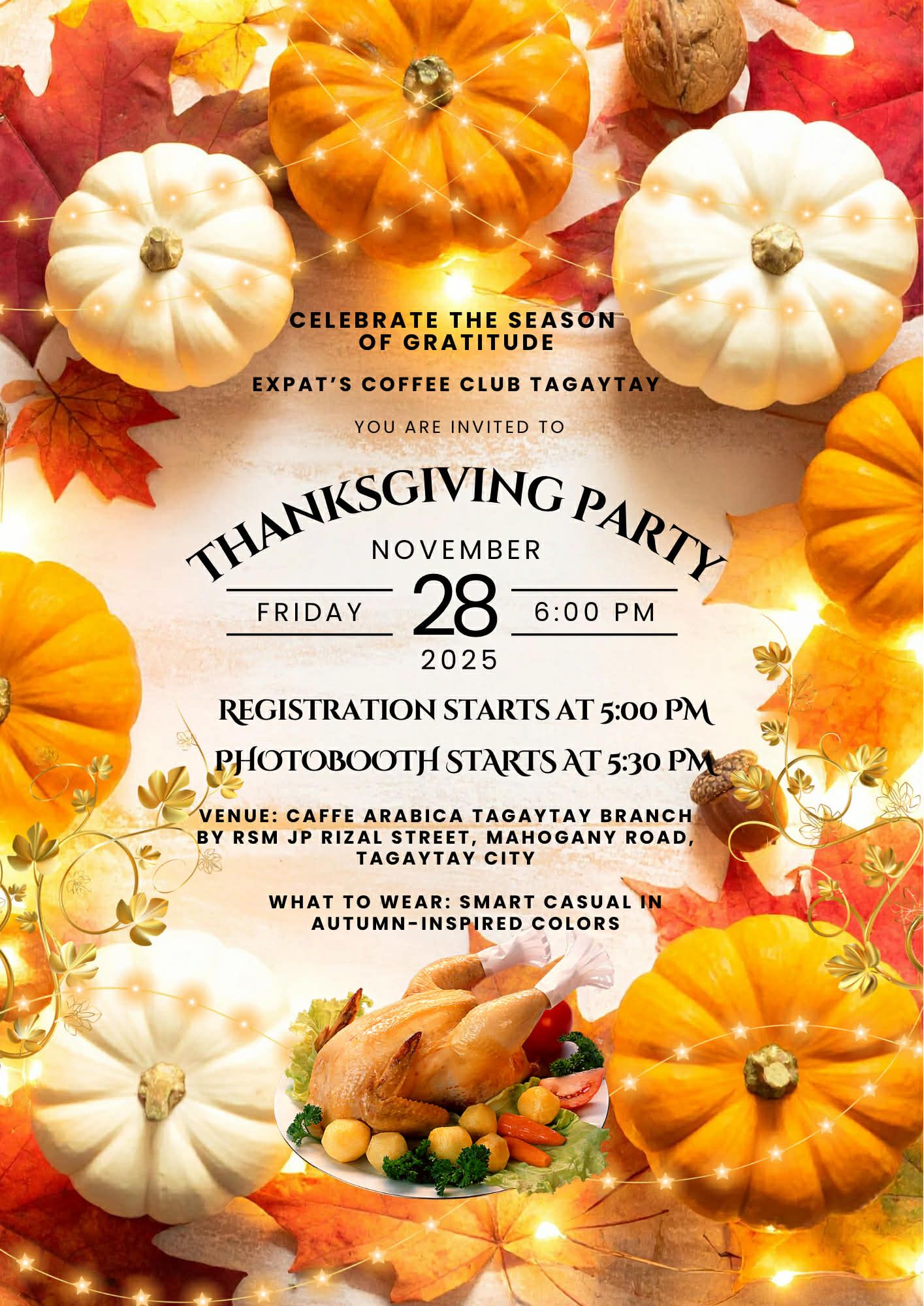 thanks giving menu